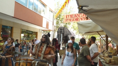 El mercat medieval enceta les festes del Rei Jaume I