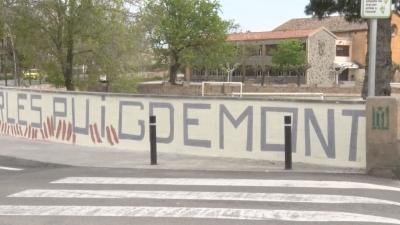 Andreu critica que s&#039;hagi esborrat el mural de Puigdemont i no altres