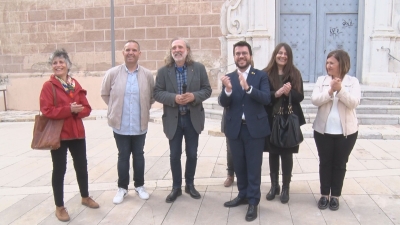 Pere Aragonès dona impuls a la candidatura de Joan Reig