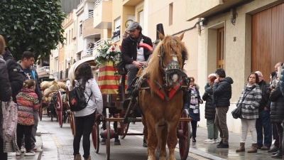 Vila-seca celebra Sant Antoni amb els tradicionals Tres Tombs