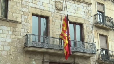 La bandera espanyola ja és al balcó de l&#039;Ajuntament de Montblanc