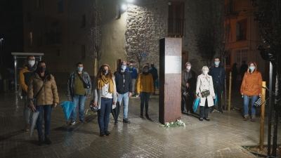 L&#039;Espluga inaugura un monument en record de les víctimes de la riuada