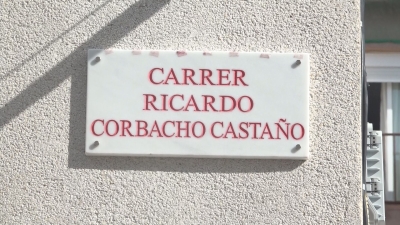 Ricardo Corbacho ja té el seu carrer a Sant Pere i Sant Pau