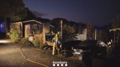 Mor una menor en un incendi al bungalou d’un càmping de Montblanc
