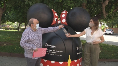 Tarragona fomenta el reciclatge de vidre amb contenidors de personatges  Disney