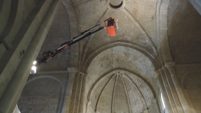 La basílica del Monestir de Poblet podria reobrir per Nadal