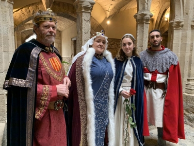 Ana Navarro i Ussama Cantillo, Princesa i Sant Jordi de la Setmana Medieval 2020