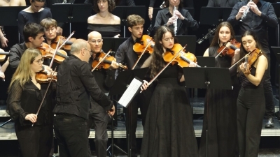 La Jove Orquestra Nacional de Catalunya omple el Teatre Auditori de Salou