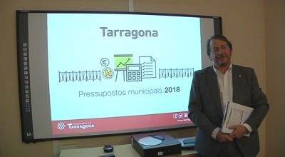 El pressupost de Tarragona pel 2018 augmenta més d&#039;un 2%
