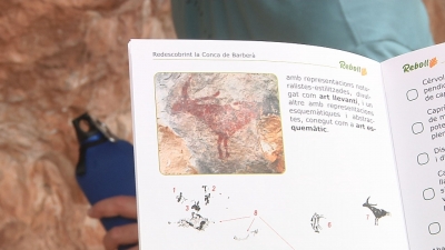 Les pintures rupestres de Rojals tornen a ser visitables