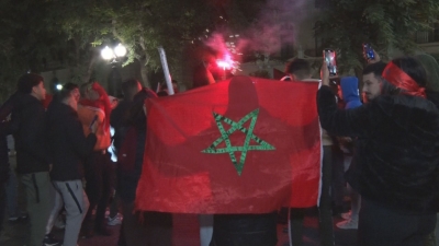 Eufòria marroquina en arribar a les semifinals del Mundial