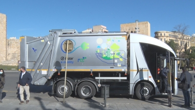 Tarragona acull la prova pilot d&#039;un camió d&#039;escombraries elèctric