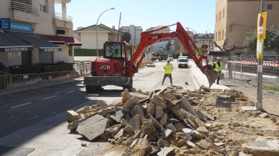 Arrenca la remodelació del carrer Girona de Torredembarra