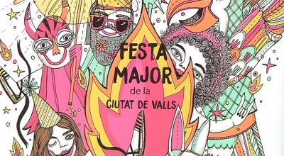 Les espardenyes del bestiari vallenc protagonitzen el cartell de la Festa Major de Sant Joan de Valls
